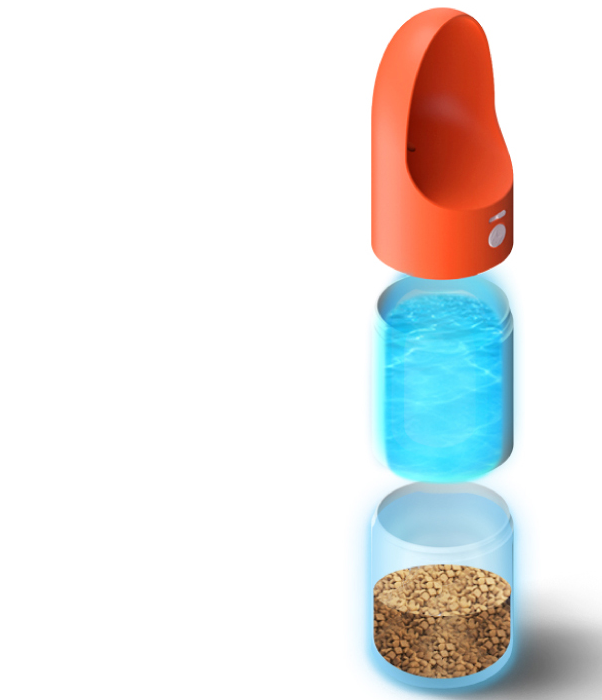 Pet Drinking Cup Splash-Proof Bottle