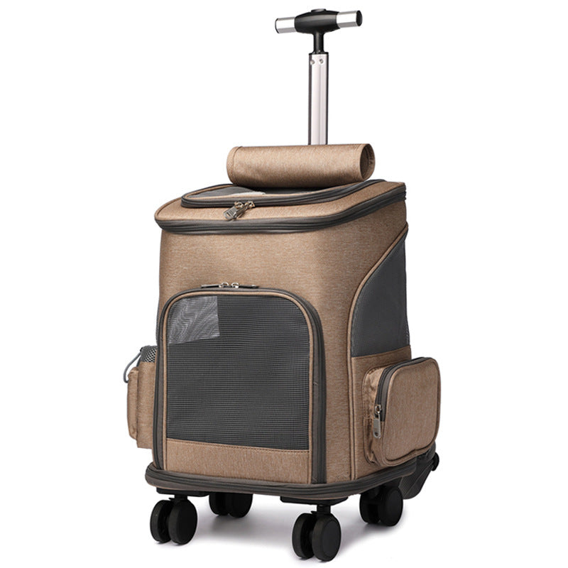 Portable Folding Trolley Pet travel Backpack