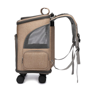 Portable Folding Trolley Pet travel Backpack