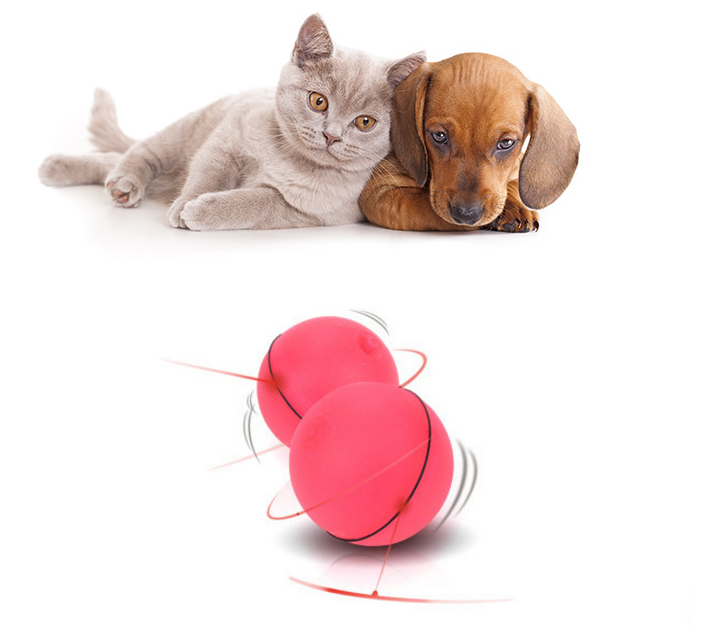 LED Laser Electronic Rolling Funny Cat Toy